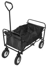 Tralle sammenleggbar svart 93 x 75 x 46,5 cm - Sunlife